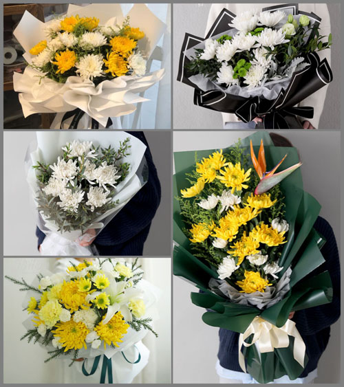 四川成都金堂县竹篙镇白事花束代送